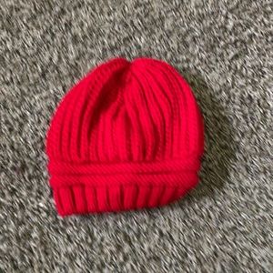 Red beanie